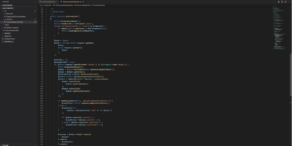 Autocomplete plugin by SilvarCode for a CakePHP powered website.